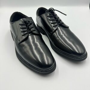 Restoration Charles Boys Black Oxford Dress Shoes NWOB | 5M